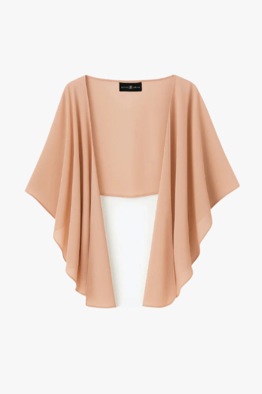"Bernadette" Chiffon Shawl Wrap Magenta